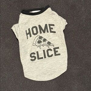🖤Gray Pizza “Home Slice” Tee•Size:Small🖤